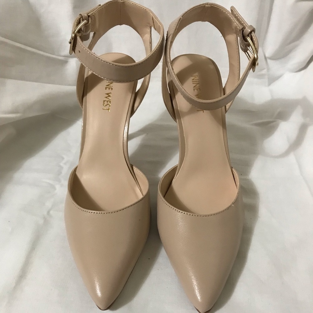 Nine West heel with ankle strap